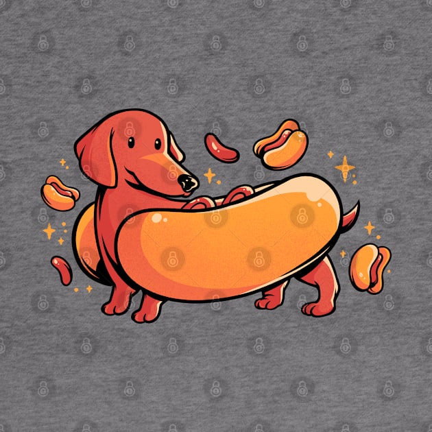 Hot Doggo - Cute Dachshund Dog Gift by eduely